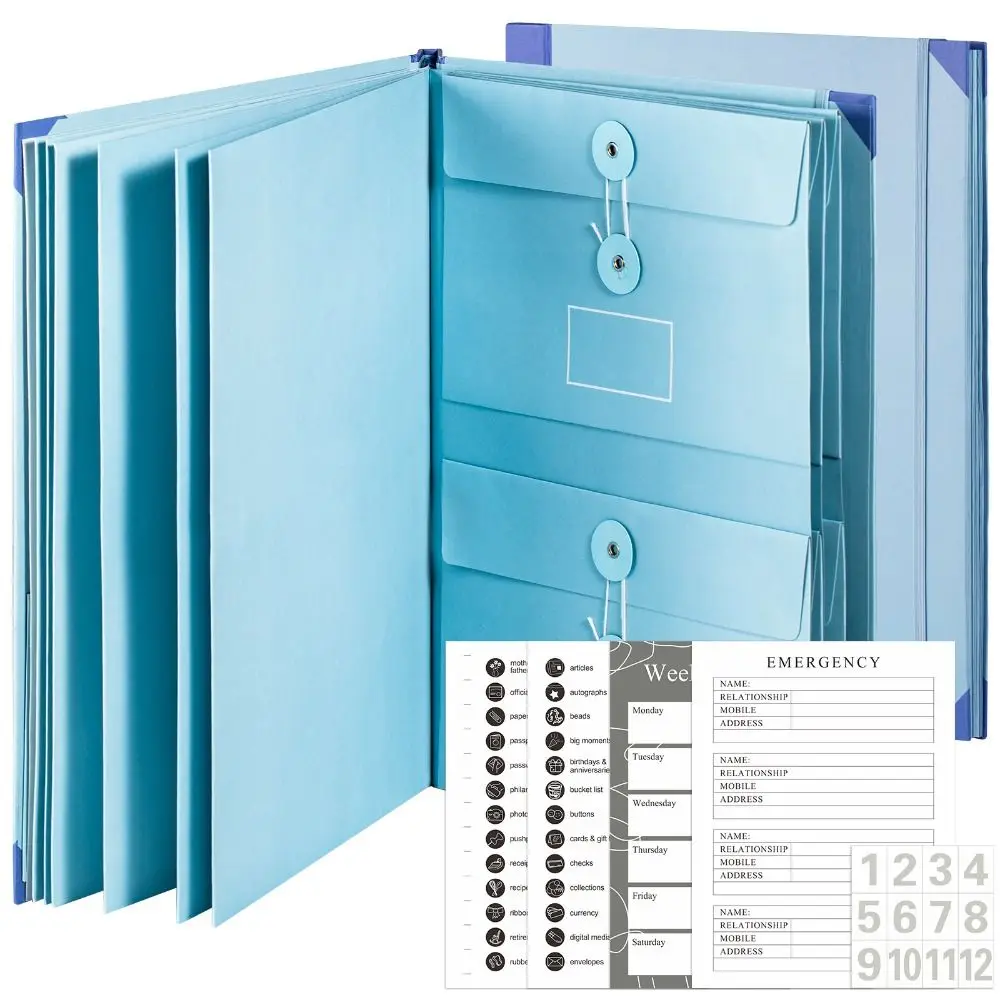 File Organisation Folio Folders with Pocket Split Storage Portable Folio Life Organizer Binder Sticker Budget Planner Bag
File Organisation Folio Folders with Pocket Split Storage Portable Folio Life Organizer Binder Sticker Budget Planner Bag