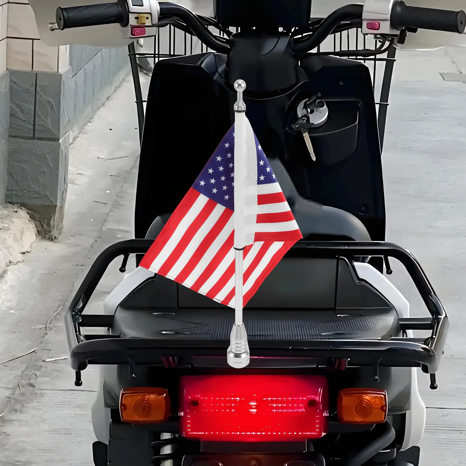 Motorcycle Flagpole Durable Stylish Bike Flag Mount Cargo Rack Holder Flag Decoration Accessory Motorcycle Flagpole
Motorcycle Flagpole Durable Stylish Bike Flag Mount Cargo Rack Holder Flag Decoration Accessory Motorcycle Flagpole