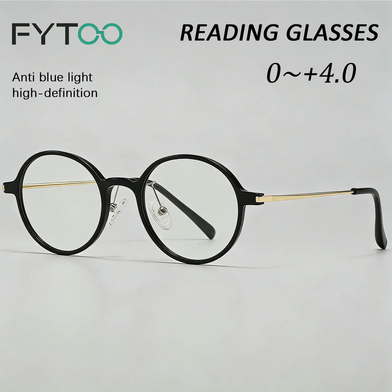 FYTOO men's and women's fashionable anti blue light reading glasses with presbyopia, available in degrees ranging from+1.0X to+4
FYTOO men's and women's fashionable anti blue light reading glasses with presbyopia, available in degrees ranging from+1.0X to+4