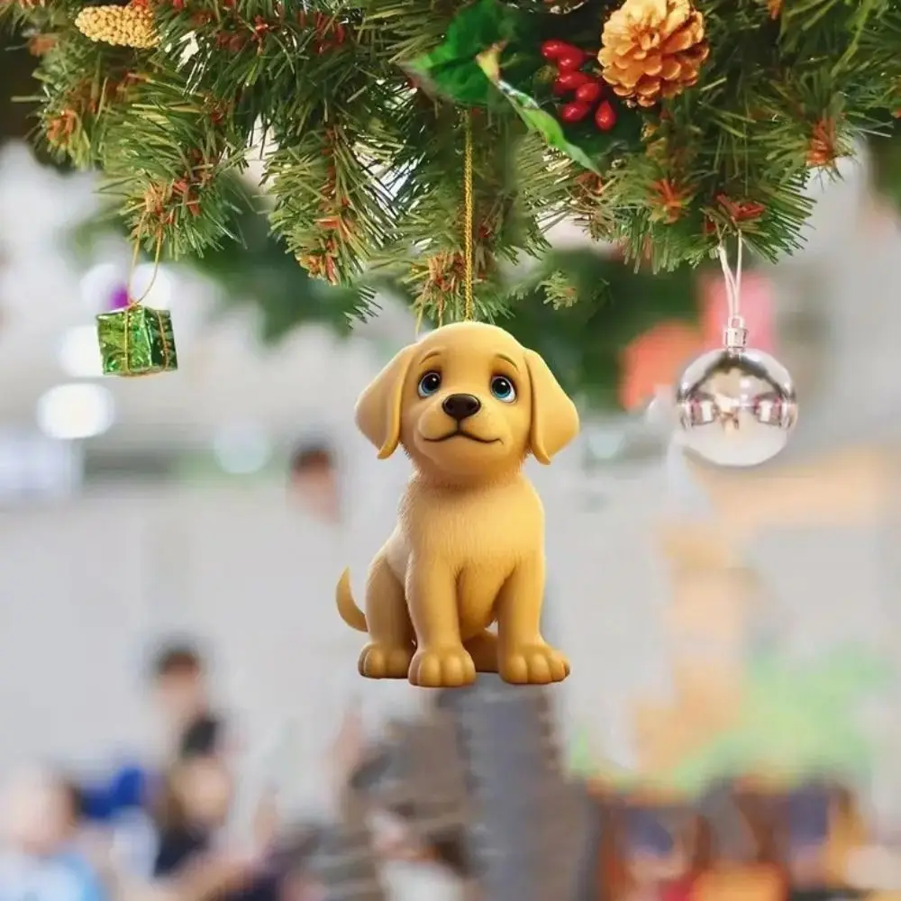 2D Dog Christmas Tree Hanging Pendants Decorative Cartoon Dog Christmas Tree Charms Hanging Acrylic Cartoon Dog Car Pendant
2D Dog Christmas Tree Hanging Pendants Decorative Cartoon Dog Christmas Tree Charms Hanging Acrylic Cartoon Dog Car Pendant