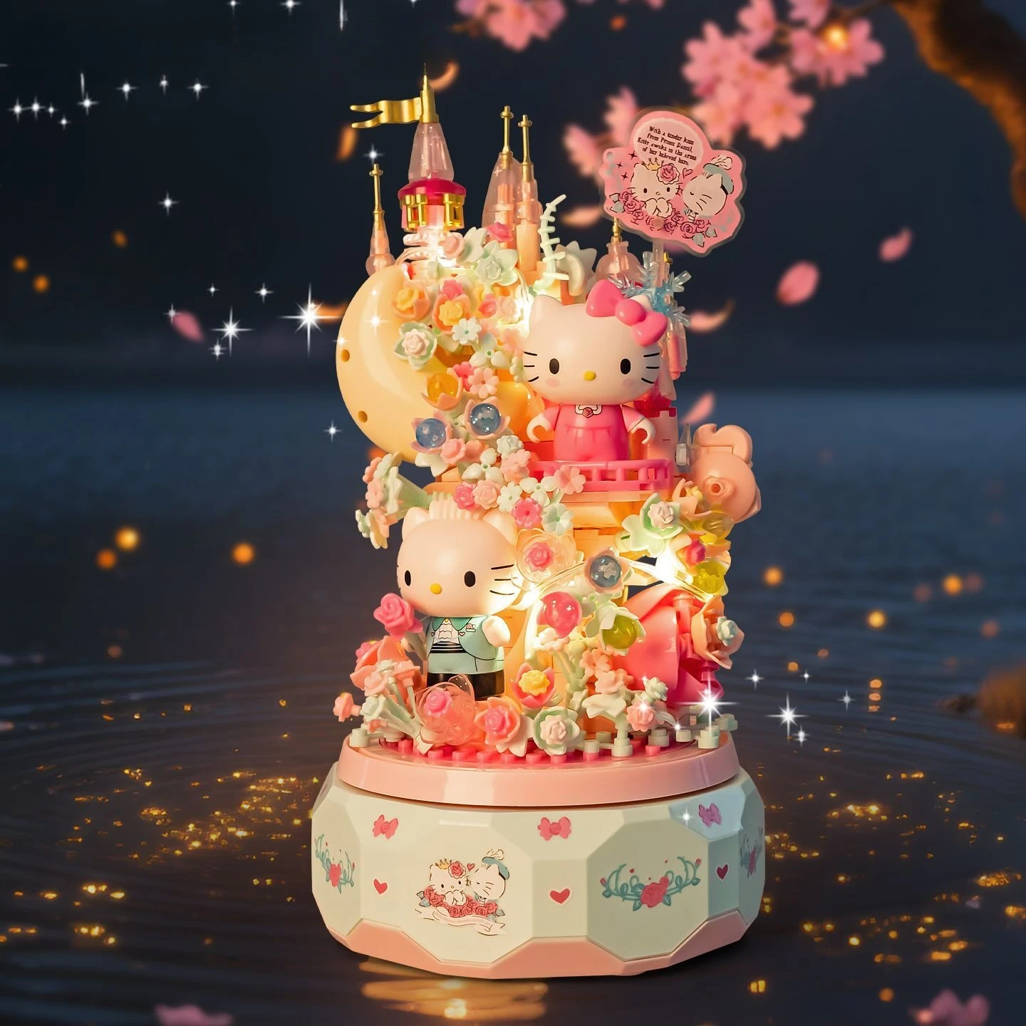 Puzzle Assembly Building Block Toy Music Box Rotating Light KT High Value Model Gifts
Puzzle Assembly Building Block Toy Music Box Rotating Light KT High Value Model Gifts