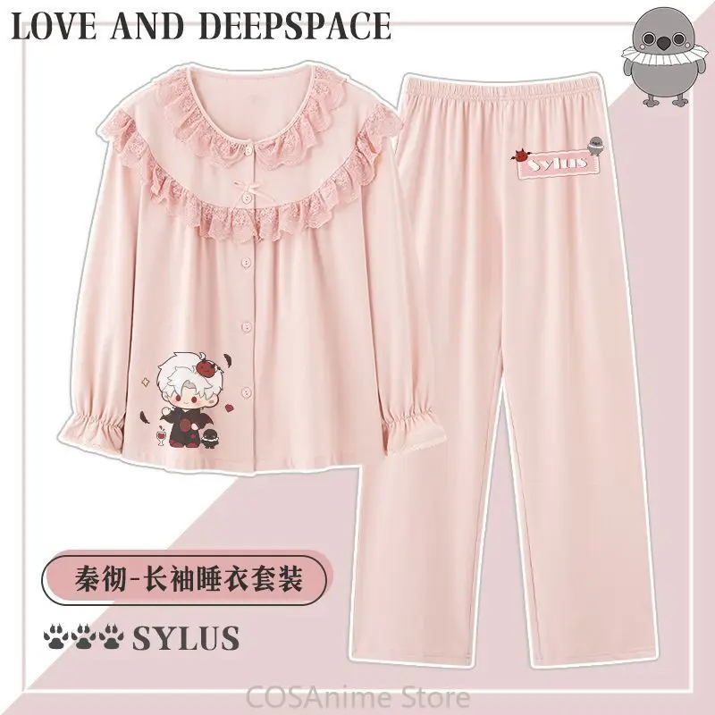 Love and Deepspace Sylus Xavier Zayne Rafayel Long-sleeved Pajama Set Game Autumn Girl Woman Homewear Two-piece Set
Love and Deepspace Sylus Xavier Zayne Rafayel Long-sleeved Pajama Set Game Autumn Girl Woman Homewear Two-piece Set