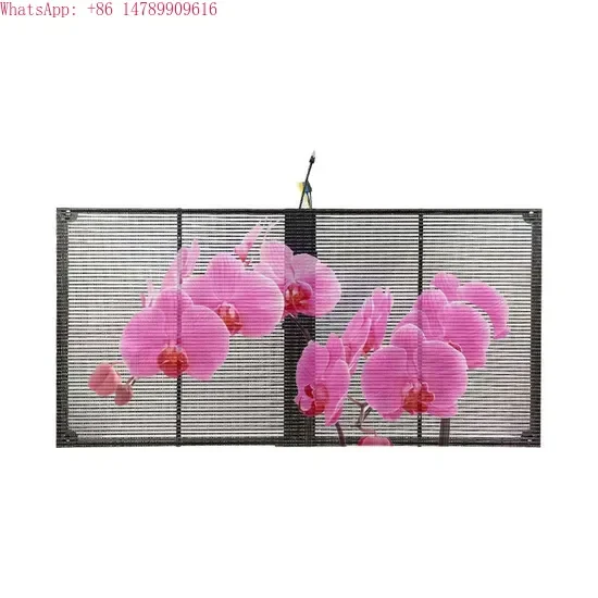 P3.91-7.82 Outdoor Indoor Glass Transparent Film Transparent Panels Strip DisplayCustom Weatherproof Outdoor LED Display
P3.91-7.82 Outdoor Indoor Glass Transparent Film Transparent Panels Strip DisplayCustom Weatherproof Outdoor LED Display