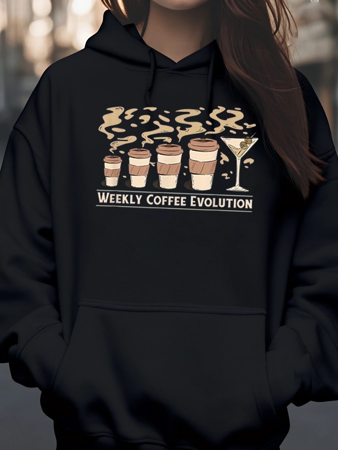 Толстовка с рисунком Coffee Evolution, повседневная одежда с еженедельной кофейной тематикой для любителей кофе
Толстовка с рисунком Coffee Evolution, повседневная одежда с еженедельной кофейной тематикой для любителей кофе