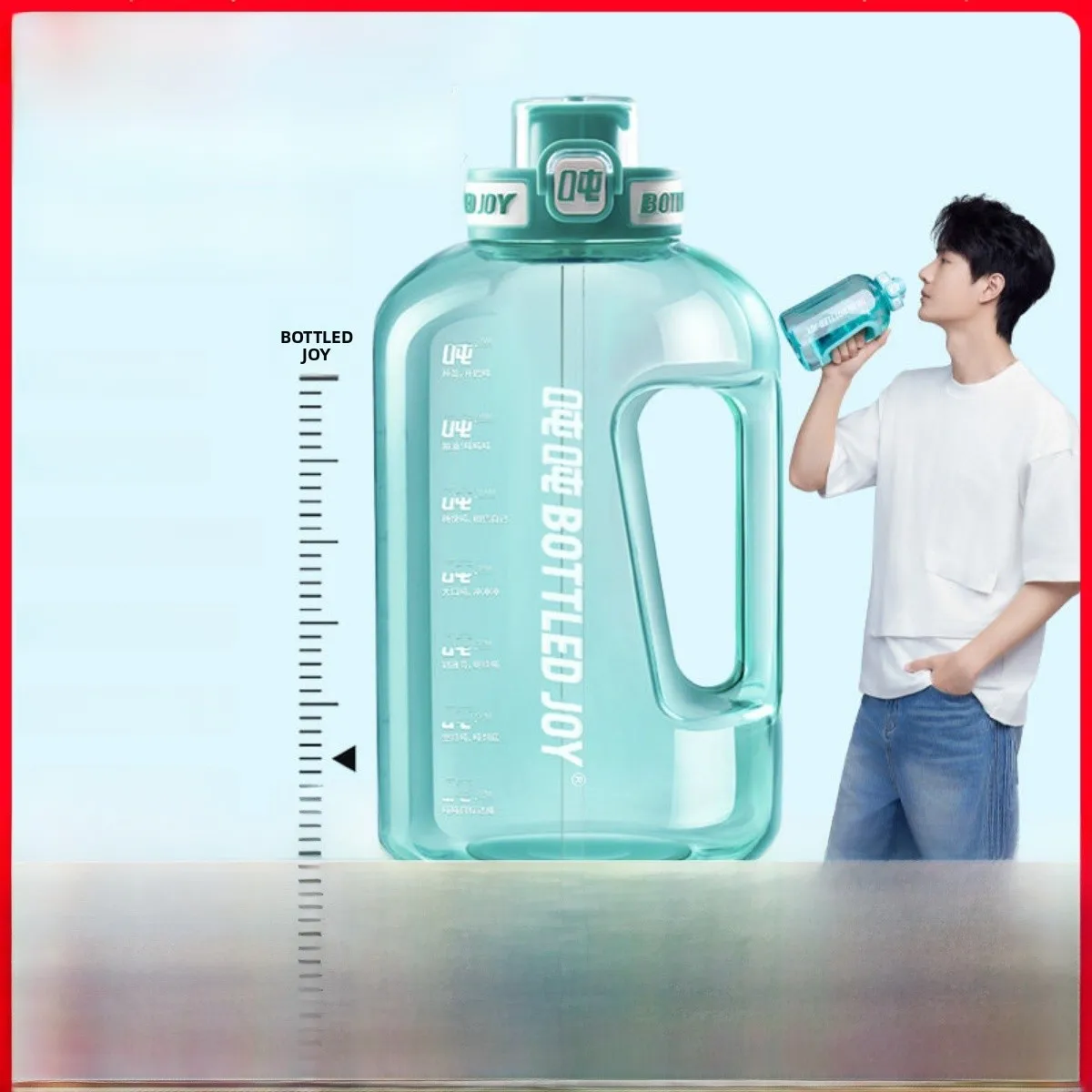 Bottledjoy Large Capaci Sport Fitn Water Bottle High Temperature Resistant Portable Carry Sc Cup with St Health Dr...
Bottledjoy Large Capaci Sport Fitn Water Bottle High Temperature Resistant Portable Carry Sc Cup with St Health Dr...