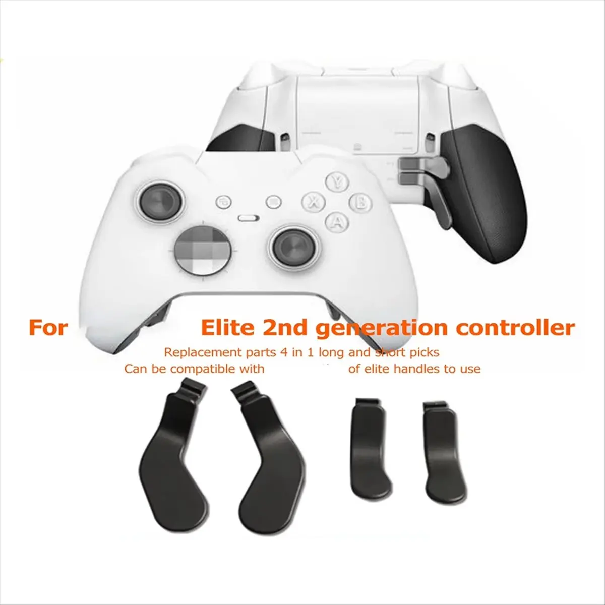 T35C Metal Paddles for Elite Series 2 Game Controller Trigger Button Paddles for Elite 2 Replacement Part,D
T35C Metal Paddles for Elite Series 2 Game Controller Trigger Button Paddles for Elite 2 Replacement Part,D