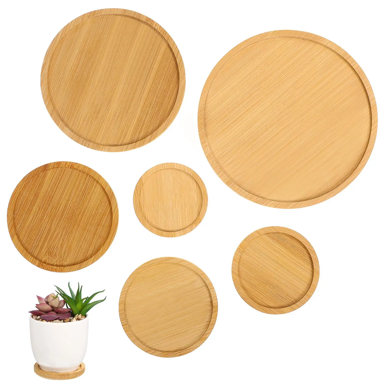 Plant Tray Pot Bamboo Flower Decorative Base Plate Wicker Succulent Pots Trays Round Khaki Wooden Flowerpot Water
Plant Tray Pot Bamboo Flower Decorative Base Plate Wicker Succulent Pots Trays Round Khaki Wooden Flowerpot Water