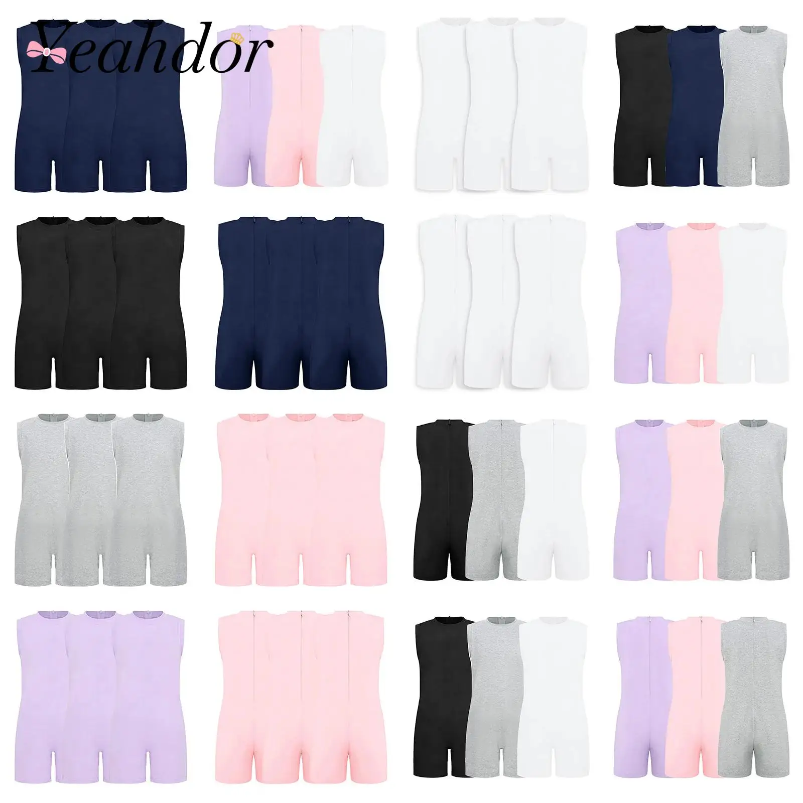 Children Clothes Sets 3pcs Kids Round Neck Bodysuits Unitard Boys Girls Special Needs Adaptive Clothing Sleeveless Jumpsuit
Children Clothes Sets 3pcs Kids Round Neck Bodysuits Unitard Boys Girls Special Needs Adaptive Clothing Sleeveless Jumpsuit