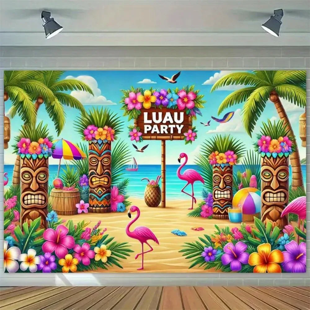 Hawaiian Beach Surfboard Flamingo Theme Banner Party Background Cloth, Birthday Party, Home Decoration Photography Background
Hawaiian Beach Surfboard Flamingo Theme Banner Party Background Cloth, Birthday Party, Home Decoration Photography Background