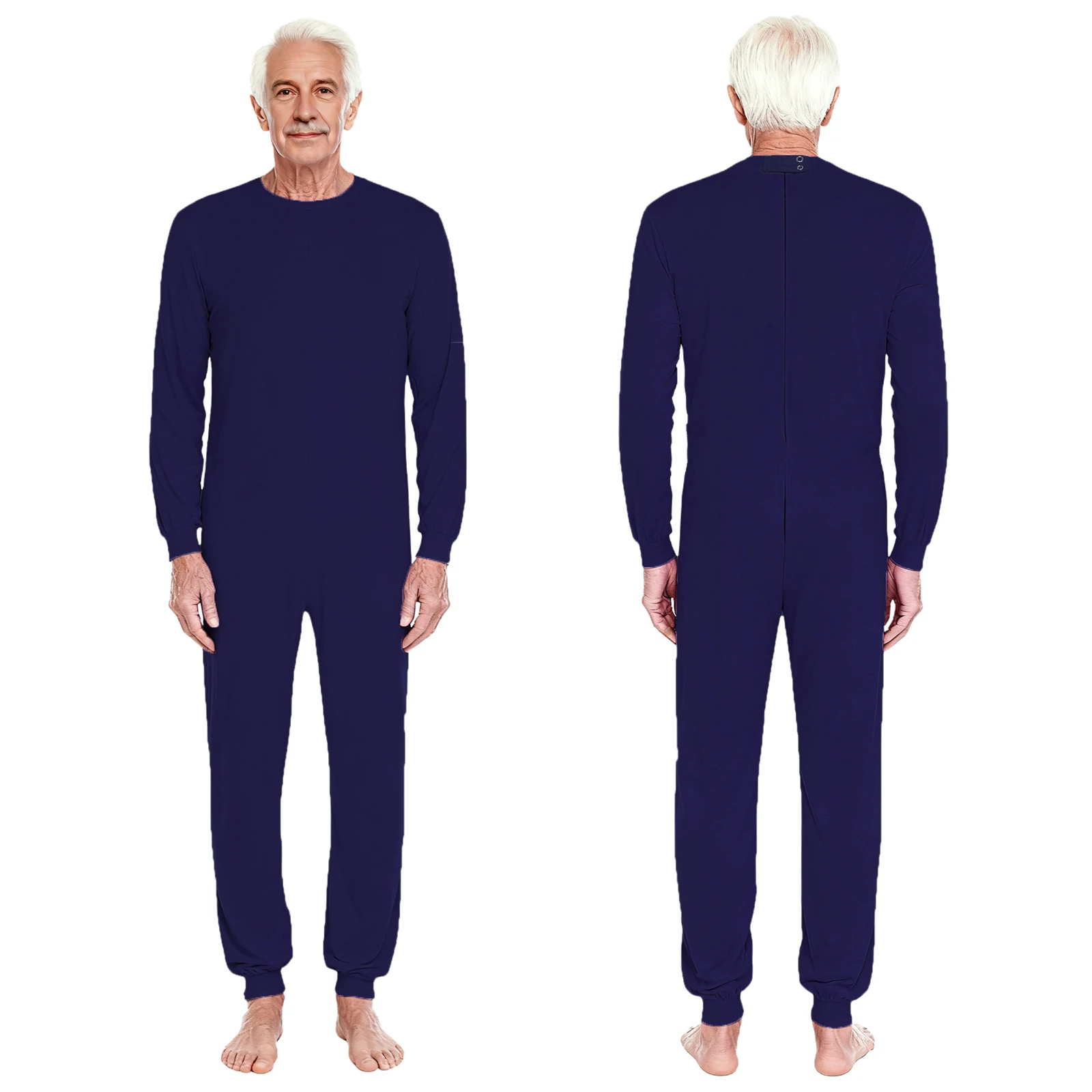 Men Women Elderly Anti-Strip Adaptive Jumpsuit Long Sleeve Back Zipper One-piece Lingerie for Special Needs and Disabilities
Men Women Elderly Anti-Strip Adaptive Jumpsuit Long Sleeve Back Zipper One-piece Lingerie for Special Needs and Disabilities