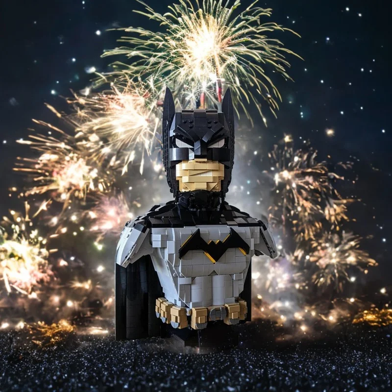 NEW 1369PCS MOC Hero Movie Bat Man Bust Chest Model DIY Creative Ideas Assembly Building Blocks Birthday Gift Display Home Set
NEW 1369PCS MOC Hero Movie Bat Man Bust Chest Model DIY Creative Ideas Assembly Building Blocks Birthday Gift Display Home Set