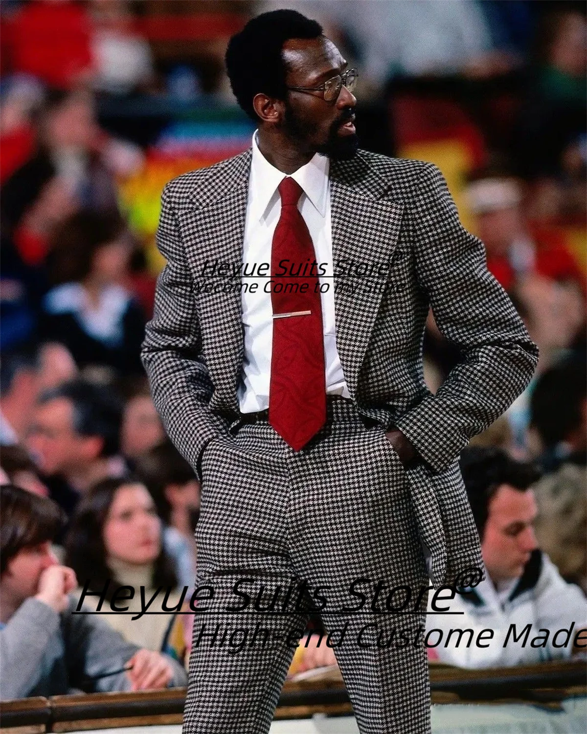 Business Houndstooth Men's Suits Customized Slim Fit Notched Lapel Groom Wedding Tuxedos 2Pcs Sets Male Prom Blazers Ropa Hombre
Business Houndstooth Men's Suits Customized Slim Fit Notched Lapel Groom Wedding Tuxedos 2Pcs Sets Male Prom Blazers Ropa Hombre