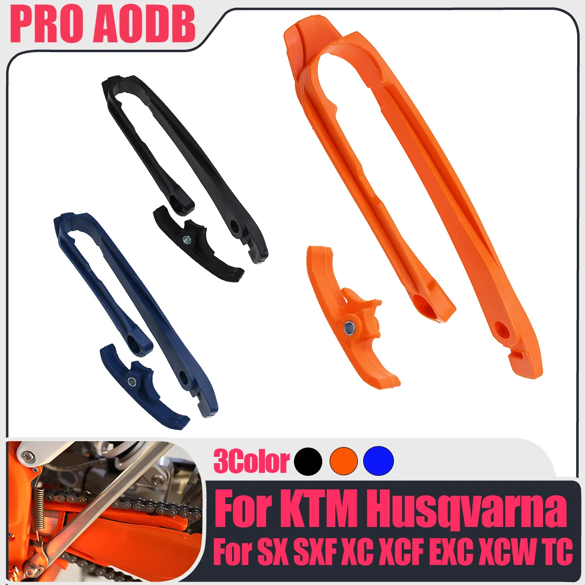 For Husqvarna FC FE FX FS TC TE TX Motocross Chain Slider Guard Swingarm Guide For KTM 125-500 EXC EXC-F SX SX-F XC XCW XCF-W
For Husqvarna FC FE FX FS TC TE TX Motocross Chain Slider Guard Swingarm Guide For KTM 125-500 EXC EXC-F SX SX-F XC XCW XCF-W