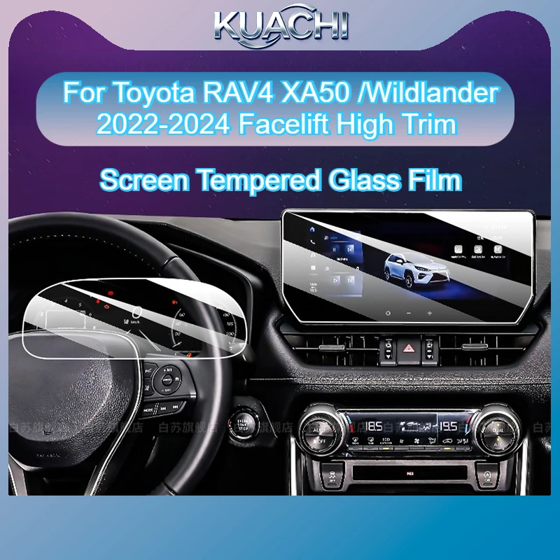 For Toyota RAV4 XA50 / Wildlander 2022-2024 Facelift High Trim 12.3"+10.25" Tempered Glass Film TPU Protector Anti-Scratch
For Toyota RAV4 XA50 / Wildlander 2022-2024 Facelift High Trim 12.3"+10.25" Tempered Glass Film TPU Protector Anti-Scratch