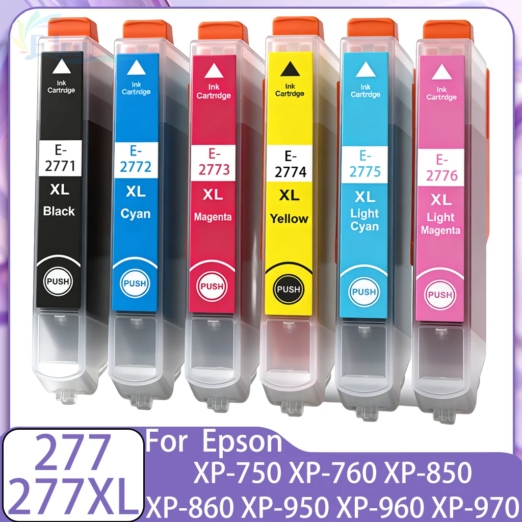 277 277XL T2771 Ink Cartridge For Epson 277 277XL Compatible For Epson Expression Photo XP-750 XP-760 XP-850 860 Printer Ink
277 277XL T2771 Ink Cartridge For Epson 277 277XL Compatible For Epson Expression Photo XP-750 XP-760 XP-850 860 Printer Ink