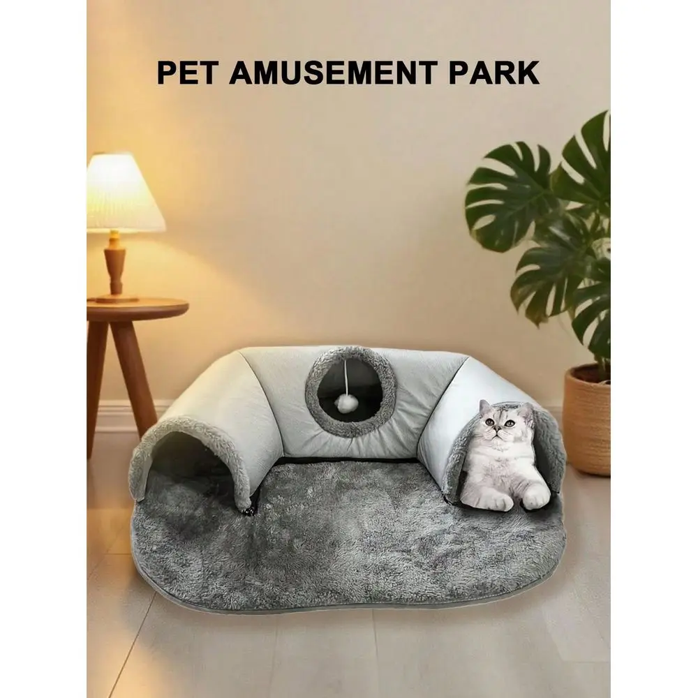 Comfort Cat Tunnel Bed A Game Mat And Warm Shelter Combined, With A NonSlip Bottom, Suitable For Small To MediumSized Cats, Rab
Comfort Cat Tunnel Bed A Game Mat And Warm Shelter Combined, With A NonSlip Bottom, Suitable For Small To MediumSized Cats, Rab