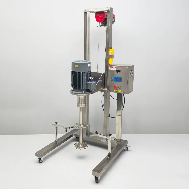 High-speed shear dispersion mixer, lifting type chemical coating disperser industrial grade mixer
High-speed shear dispersion mixer, lifting type chemical coating disperser industrial grade mixer
