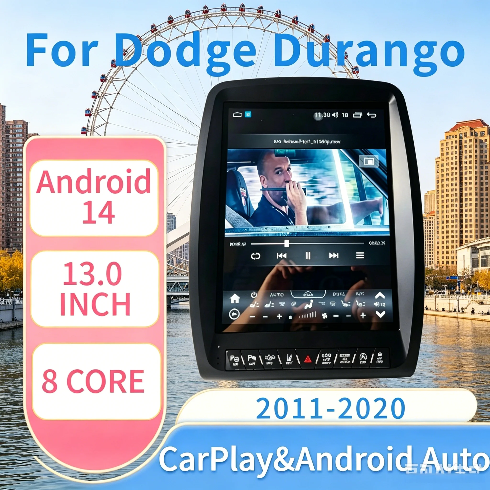 13 Inch Car Radio CarPlay Android 14 Auto For Dodge Durango 2011 2012 2013-2020 Screen Multimedia Stereo Player 4G GPS Head Unit
13 Inch Car Radio CarPlay Android 14 Auto For Dodge Durango 2011 2012 2013-2020 Screen Multimedia Stereo Player 4G GPS Head Unit