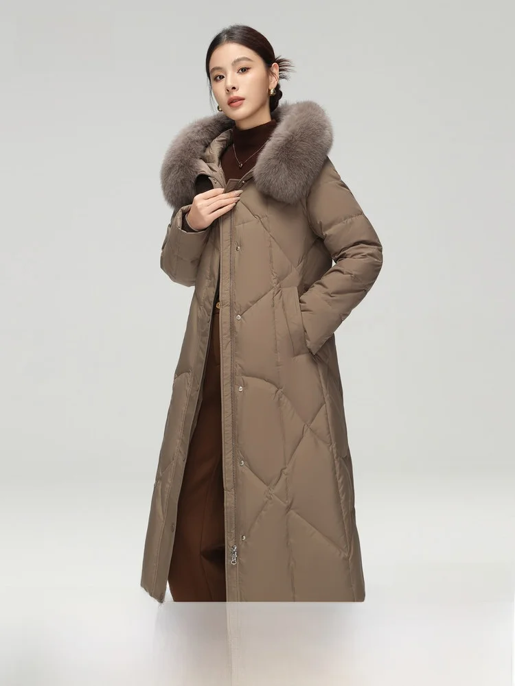 Snow Flying Winter New Ladies Long Casual Thickened Fur Collar down Coat Elegant Lady Commute Style Polyester Fiber Duck ...
Snow Flying Winter New Ladies Long Casual Thickened Fur Collar down Coat Elegant Lady Commute Style Polyester Fiber Duck ...