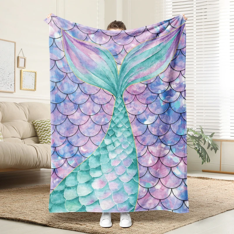 Disney Mermaid Tail Pattern Blanket Soft Flannel Throw Warm Plush Sofa Bed Cover Colorful Home Decor Gift
Disney Mermaid Tail Pattern Blanket Soft Flannel Throw Warm Plush Sofa Bed Cover Colorful Home Decor Gift