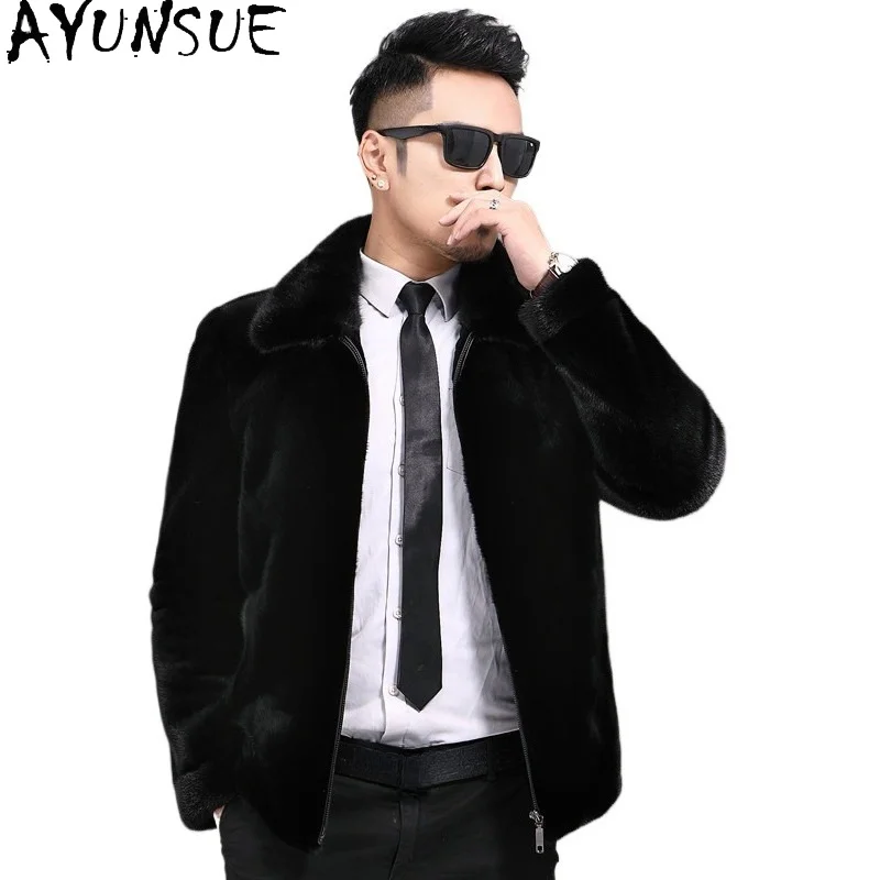 AYUNSUE Luxury Whole Mink Natural Fur Coat Man Winter High-end 2026 Hooded Real Mink Fur Coats Black Fur Jacket Chaquetas Hombre
AYUNSUE Luxury Whole Mink Natural Fur Coat Man Winter High-end 2026 Hooded Real Mink Fur Coats Black Fur Jacket Chaquetas Hombre