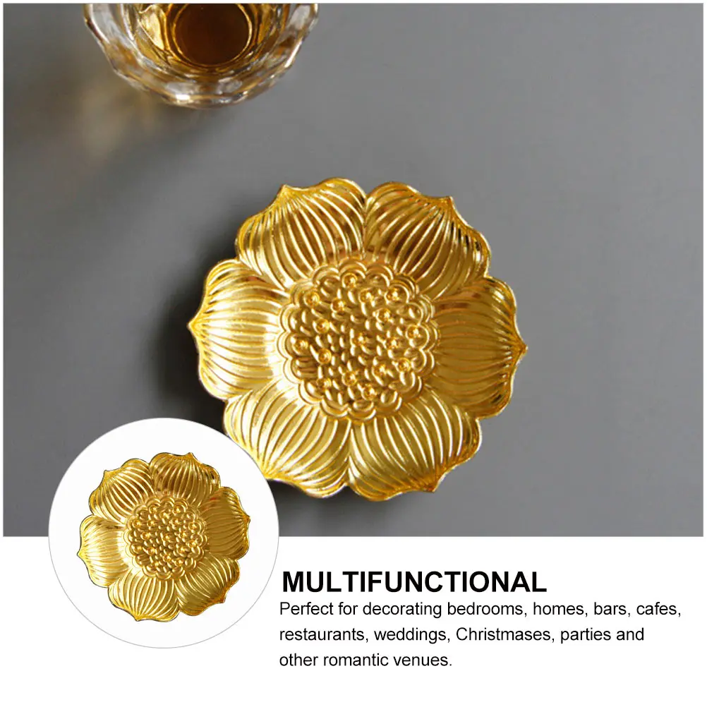 Flower Hot Pad Metal Coaster Heat Pads Cup Holder Golden Copper Household for Drinking
Flower Hot Pad Metal Coaster Heat Pads Cup Holder Golden Copper Household for Drinking