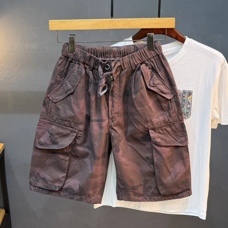 2025Летние новые японские камуфляжные шорты-карго в стиле ретро для мужчин, свободные американские повседневные шорты с пятью точками
2025Летние новые японские камуфляжные шорты-карго в стиле ретро для мужчин, свободные американские повседневные шорты с пятью точками