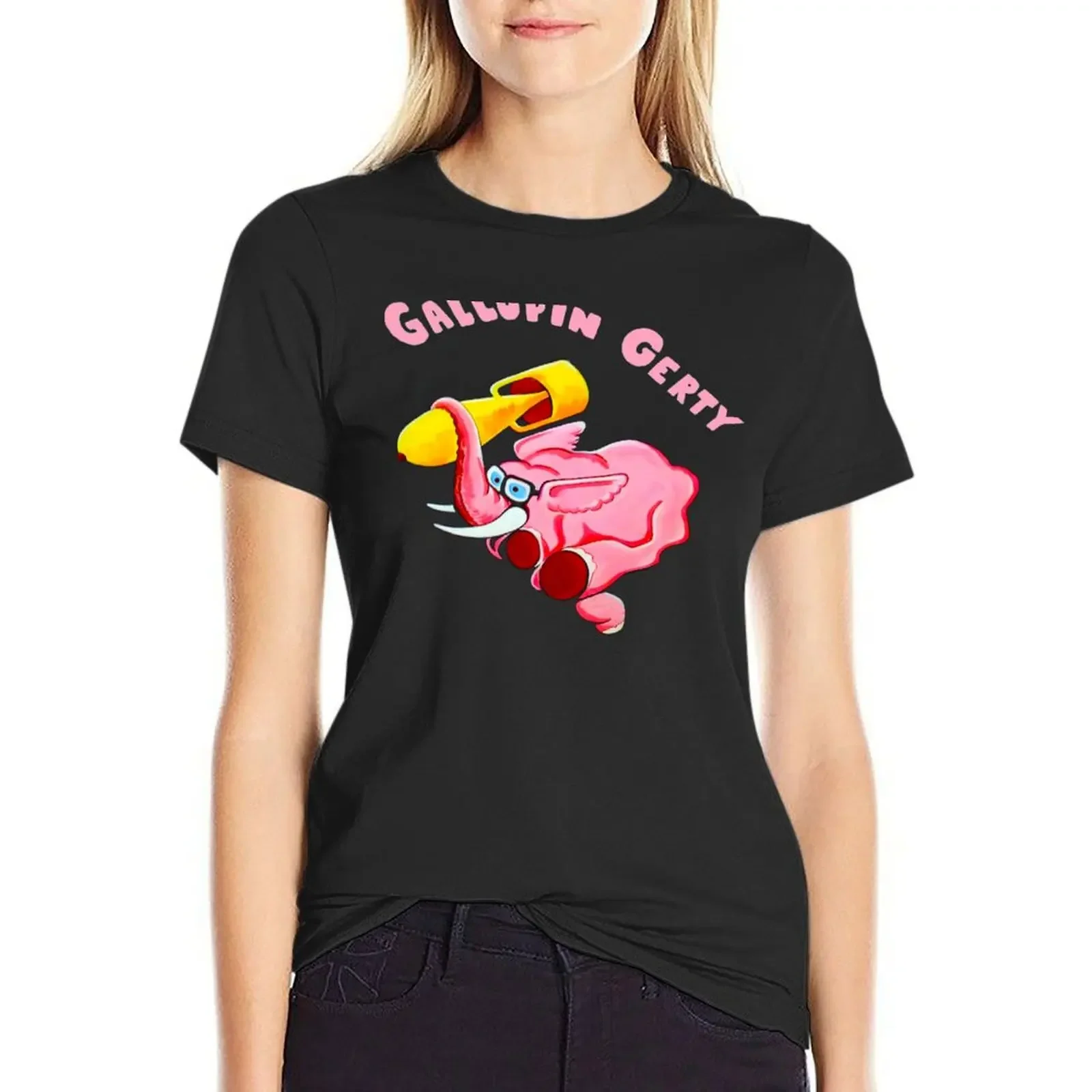 Gallopin Gerty T-Shirt Short sleeve tee quick-drying female white t-shirt dress for Women sexy
Gallopin Gerty T-Shirt Short sleeve tee quick-drying female white t-shirt dress for Women sexy