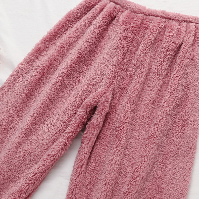 Stylish M-5XL Winter Sleep Bottoms Women Flannel Ruched Tender Solid Trousers Soft Casual Fluffy Simple High Waist Sleepwear
Stylish M-5XL Winter Sleep Bottoms Women Flannel Ruched Tender Solid Trousers Soft Casual Fluffy Simple High Waist Sleepwear