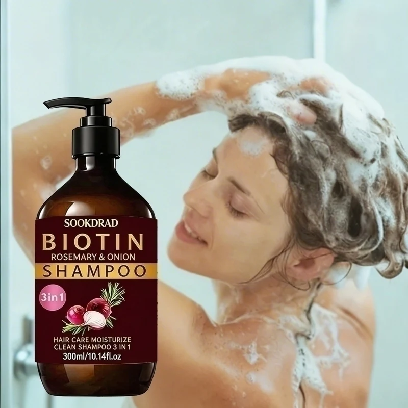 Biotin Rosemary Onion Hair Shampoo, Refreshing Scalp Cleanser For Oily Hair Daily Use 10.14fl.oz
Biotin Rosemary Onion Hair Shampoo, Refreshing Scalp Cleanser For Oily Hair Daily Use 10.14fl.oz