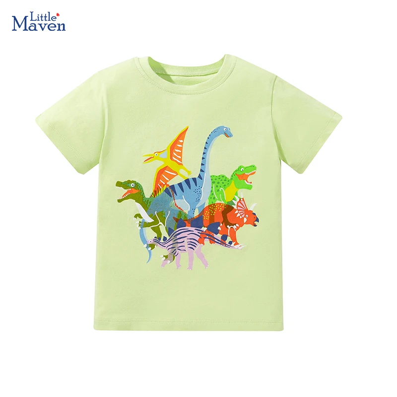 Little maven 2025 Summer Korean Children's Clothing Cartoon Dinosaurs Print Boys Girls T-shirts Cotton Unisex Casual Cute Tops
Little maven 2025 Summer Korean Children's Clothing Cartoon Dinosaurs Print Boys Girls T-shirts Cotton Unisex Casual Cute Tops
