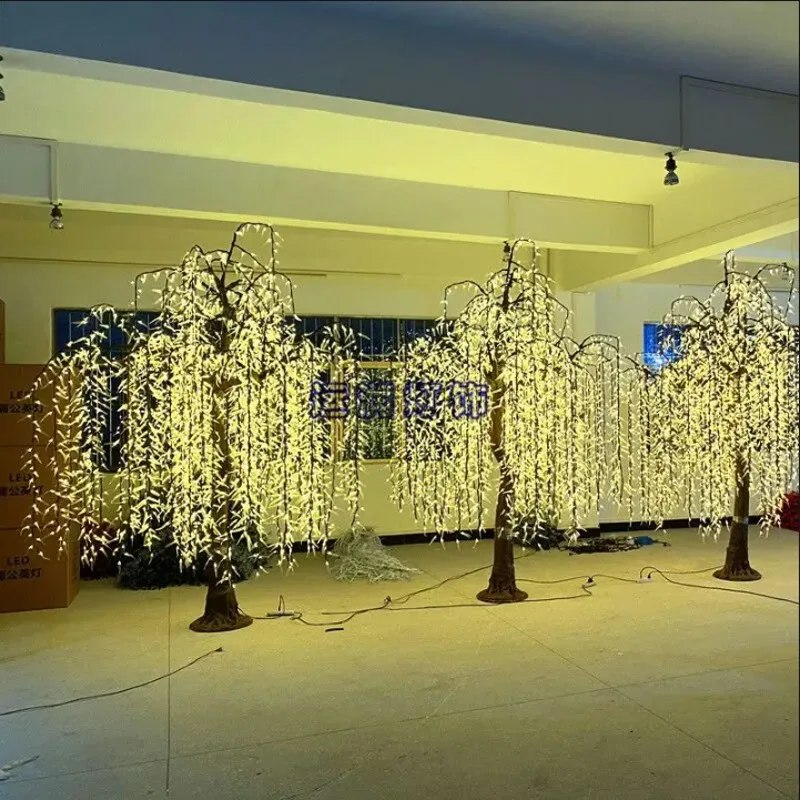 Outdoor Use Led Artificial Willow Weeping Tree Light Waterproof Landscape Tree Lamp 110v 220v Av For Garden Pathway Yard Lawn
Outdoor Use Led Artificial Willow Weeping Tree Light Waterproof Landscape Tree Lamp 110v 220v Av For Garden Pathway Yard Lawn