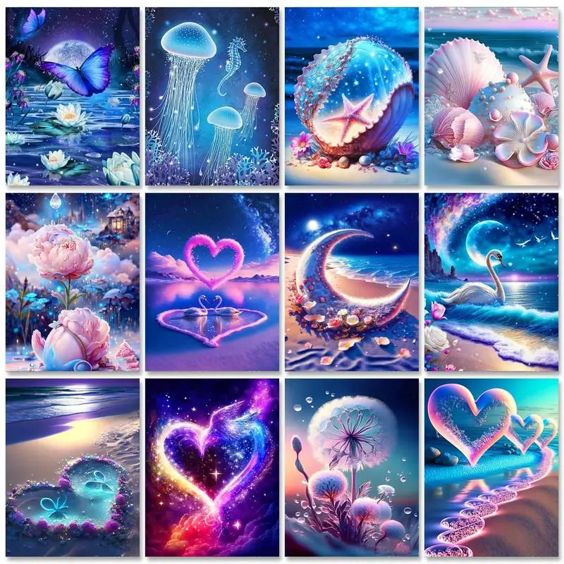 SDOYUNO 5D Diamond Painting Shell Seaside Full Drill Diamond Embroidery Landscape Art Mosaic Cross Stitch Kits Wall Art
SDOYUNO 5D Diamond Painting Shell Seaside Full Drill Diamond Embroidery Landscape Art Mosaic Cross Stitch Kits Wall Art