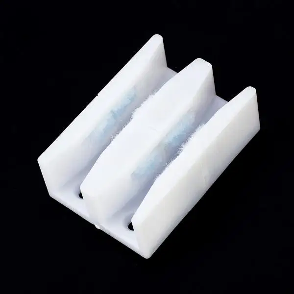 White Plastic Shower Door Bottom Guide for 6-10mm Sliding Glass Panel Dustproof Accessory Easy Install
White Plastic Shower Door Bottom Guide for 6-10mm Sliding Glass Panel Dustproof Accessory Easy Install