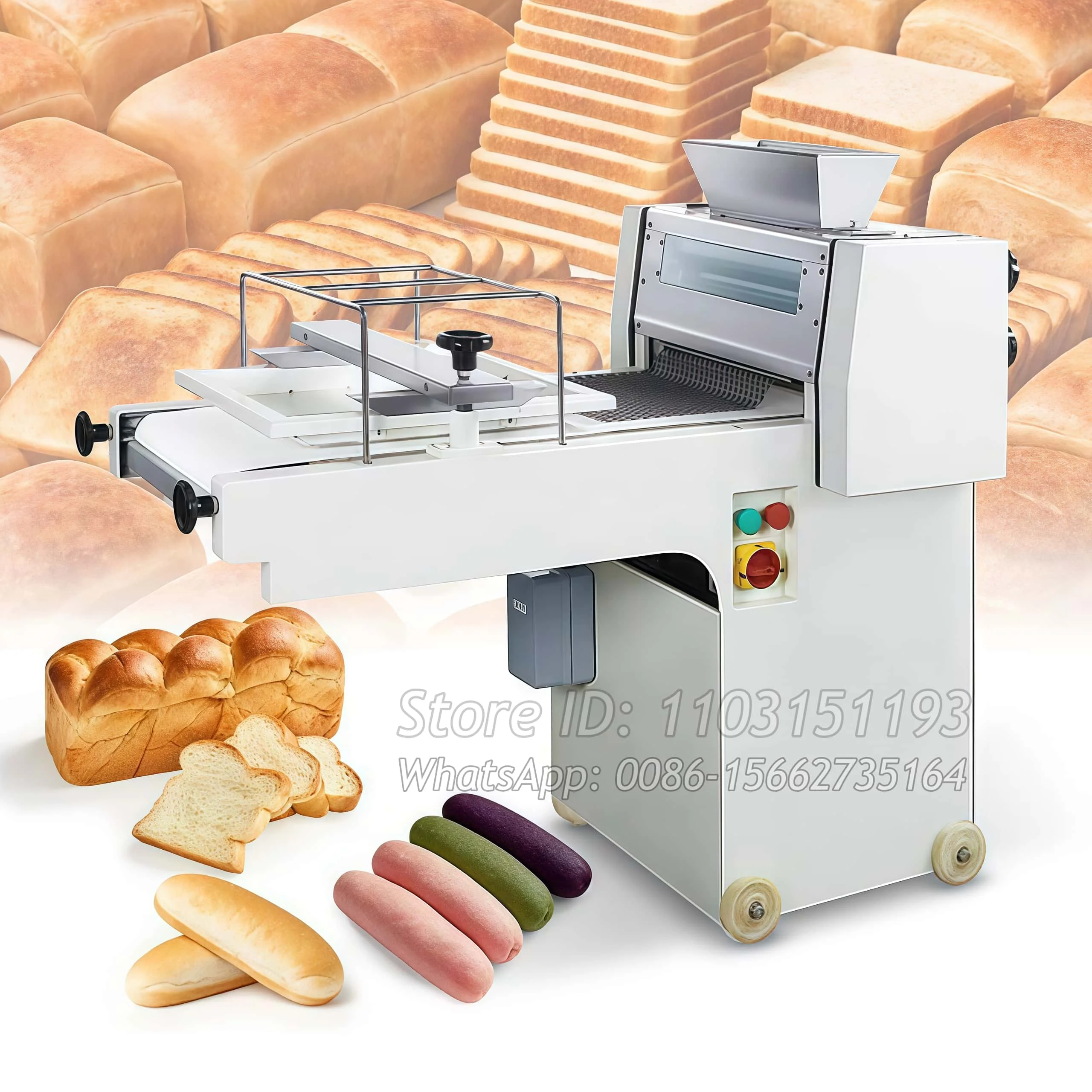 Automatic Dough French Bread Loaf Toast Mini Moulder Croissant Make Moulding Forming Rolling Machine
Automatic Dough French Bread Loaf Toast Mini Moulder Croissant Make Moulding Forming Rolling Machine