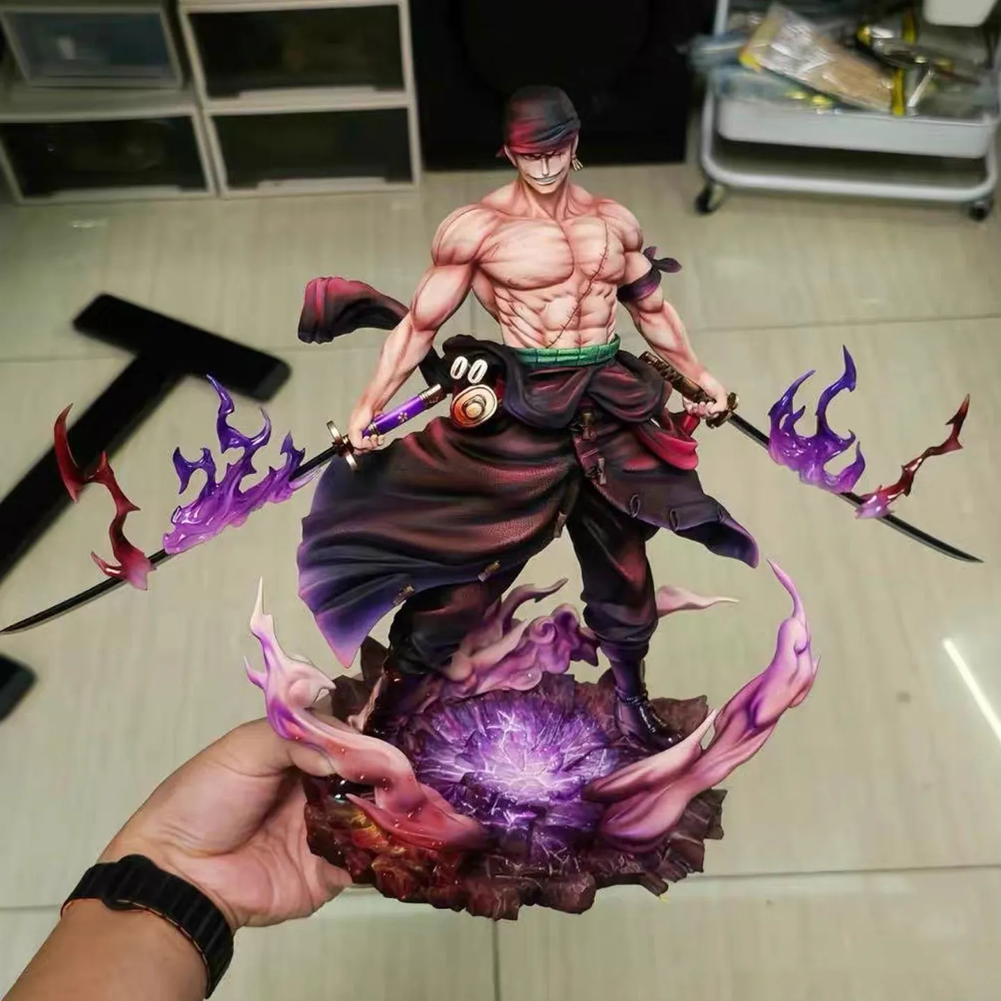 One Piece Anime Roronoa Zoro Action Figure Interchangeable Head Haki Pvc Statue Desktop Decoration Collectible For Anime Fans
One Piece Anime Roronoa Zoro Action Figure Interchangeable Head Haki Pvc Statue Desktop Decoration Collectible For Anime Fans