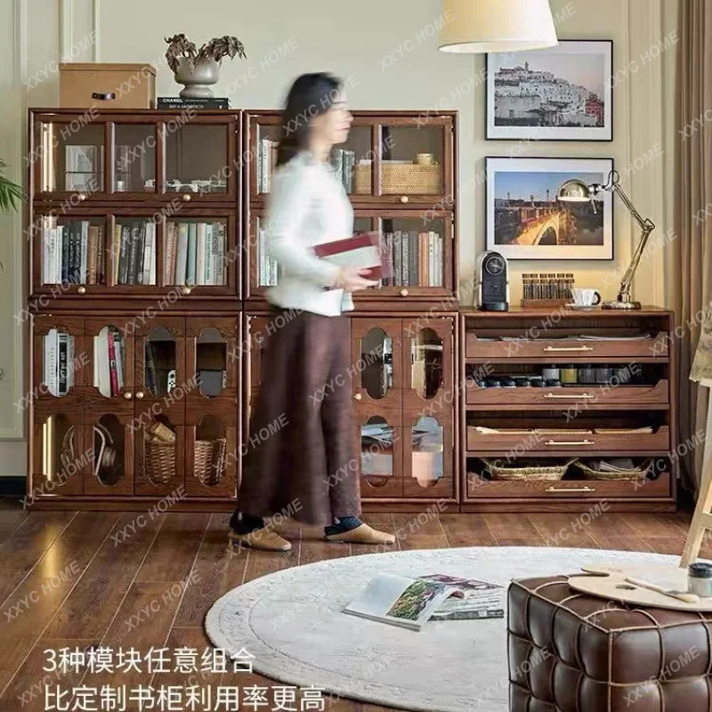 Hsolid wood wine cabinet living room dining side storage cabinet retro multi-functional locker
Hsolid wood wine cabinet living room dining side storage cabinet retro multi-functional locker