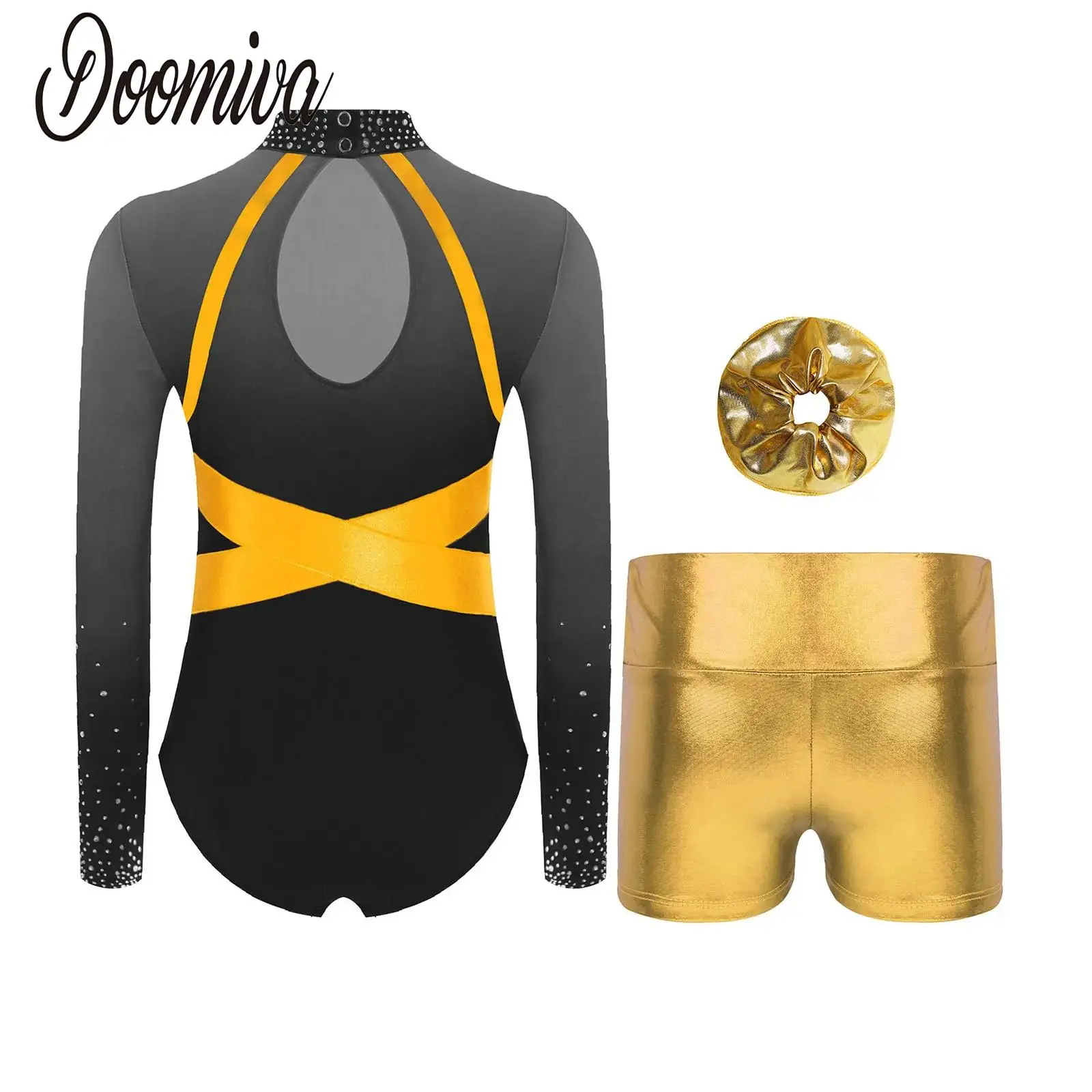 Kids Girls Ballet Dance Leotard Bodyshorts Outfit Long Sleeve Unitard Athletic Gymnastics Jersey Skating Performance Bodysuit
Kids Girls Ballet Dance Leotard Bodyshorts Outfit Long Sleeve Unitard Athletic Gymnastics Jersey Skating Performance Bodysuit