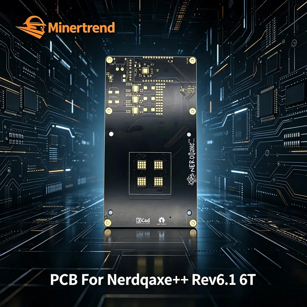 Gold Plated PCB Board for Bitaxe NerdQaxe++ Rev6.1 6TH/s Miner
Gold Plated PCB Board for Bitaxe NerdQaxe++ Rev6.1 6TH/s Miner
