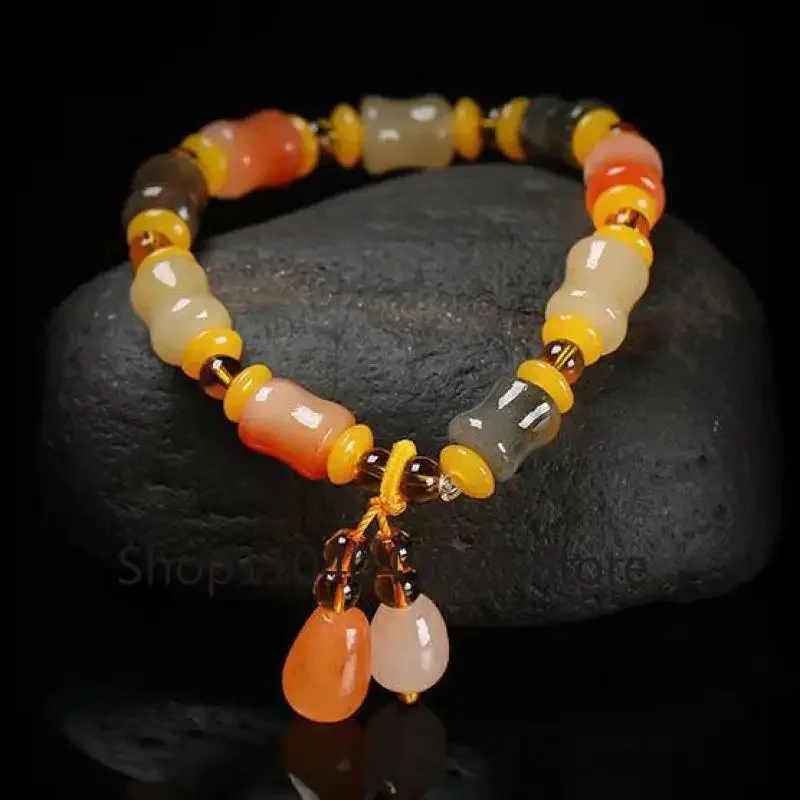 Natural Colorful Jade Charm Bracelet Women Fine Jewelry Accessories Real Chinese Golden Silk Jade Beads Elastic Beaded Bracelets
Natural Colorful Jade Charm Bracelet Women Fine Jewelry Accessories Real Chinese Golden Silk Jade Beads Elastic Beaded Bracelets