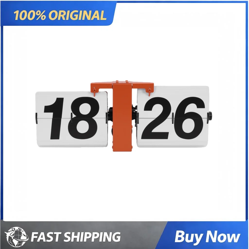 Automatic Flipping Desk Clock 24H Display Minimalist Desktop Table Clock Vintage Home Living Room Bedroom Office Decor Ornament
Automatic Flipping Desk Clock 24H Display Minimalist Desktop Table Clock Vintage Home Living Room Bedroom Office Decor Ornament