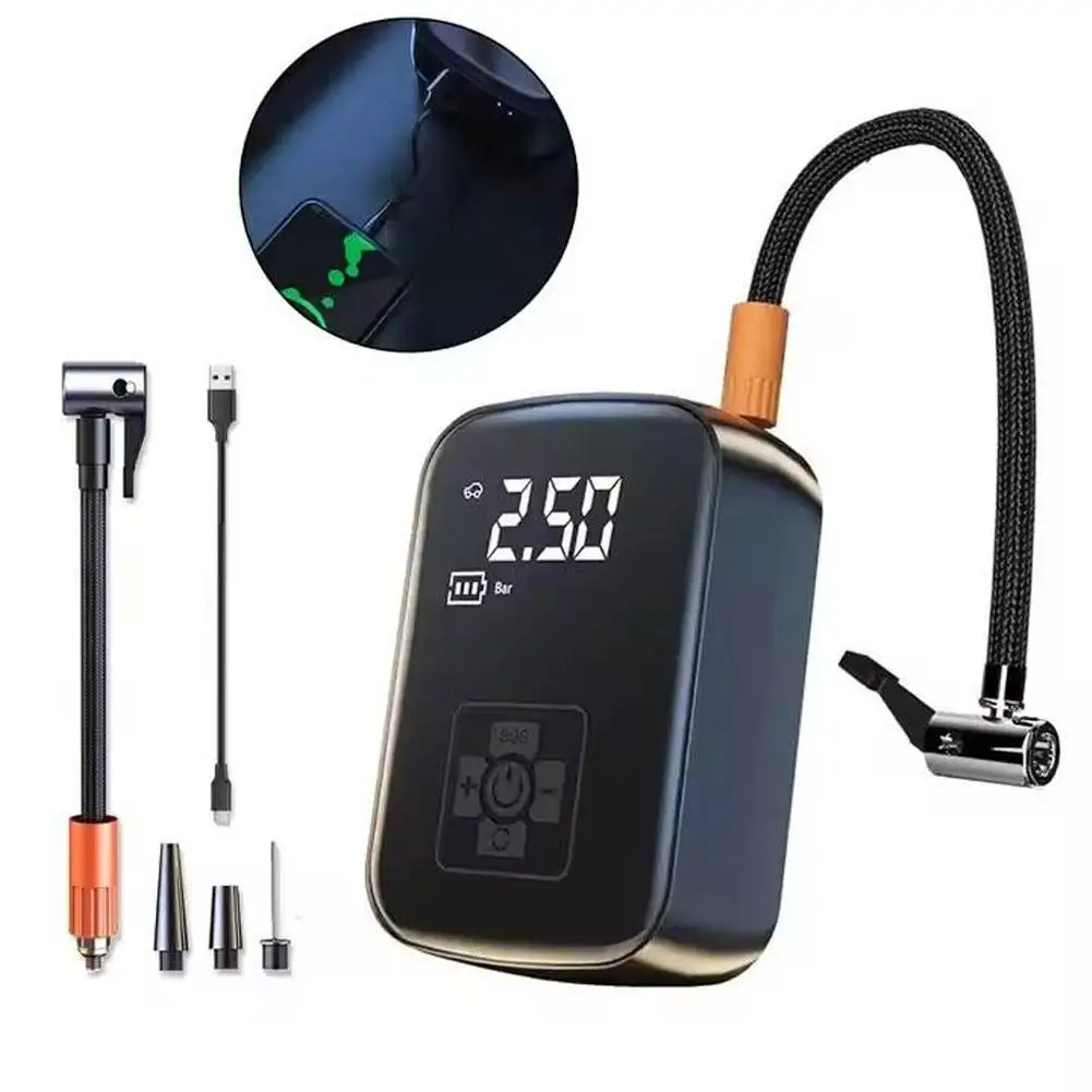 Wireless Car Air Compressor Air Pump Electric Portable Car Fast Inflate Air Pump Wireless Tire Inflator Pump For Bike Car S0a8
Wireless Car Air Compressor Air Pump Electric Portable Car Fast Inflate Air Pump Wireless Tire Inflator Pump For Bike Car S0a8