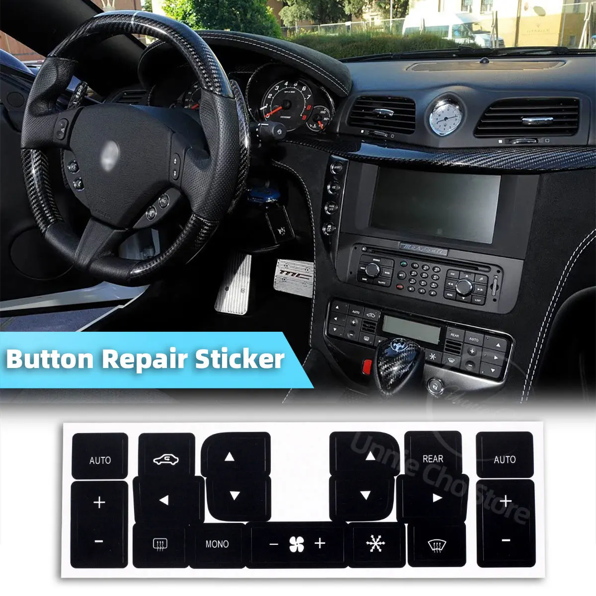 AC Button Sticker for Maserati Granturismo Quattroporte M139 Upgrade Accessories for Grancabrio Console Decal Repair Dashboard
AC Button Sticker for Maserati Granturismo Quattroporte M139 Upgrade Accessories for Grancabrio Console Decal Repair Dashboard