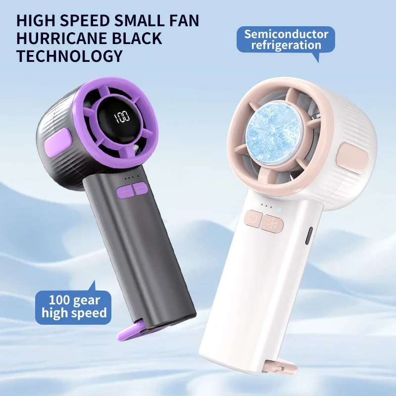 Hand Fans Battery Operated: Semiconductor Metal Cooling System Speed(1-100) Turbo High Speed Powered Handheld Ventilador - Mini
Hand Fans Battery Operated: Semiconductor Metal Cooling System Speed(1-100) Turbo High Speed Powered Handheld Ventilador - Mini