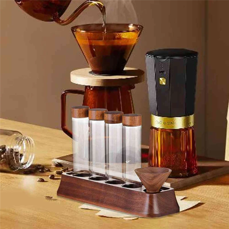 【Must-Haves】1Pcs Coffee Bean Glass Tube With Wood Tool Bottled Tubes Grain Storage Wooden Sealed Airtight Canisters
【Must-Haves】1Pcs Coffee Bean Glass Tube With Wood Tool Bottled Tubes Grain Storage Wooden Sealed Airtight Canisters