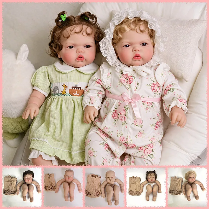 24Inch Multiple choices Pickle Awake Already Painted /Un painted Blank Reborn Doll Kit Lifelike DIY Doll Parts with Cloth Body
24Inch Multiple choices Pickle Awake Already Painted /Un painted Blank Reborn Doll Kit Lifelike DIY Doll Parts with Cloth Body