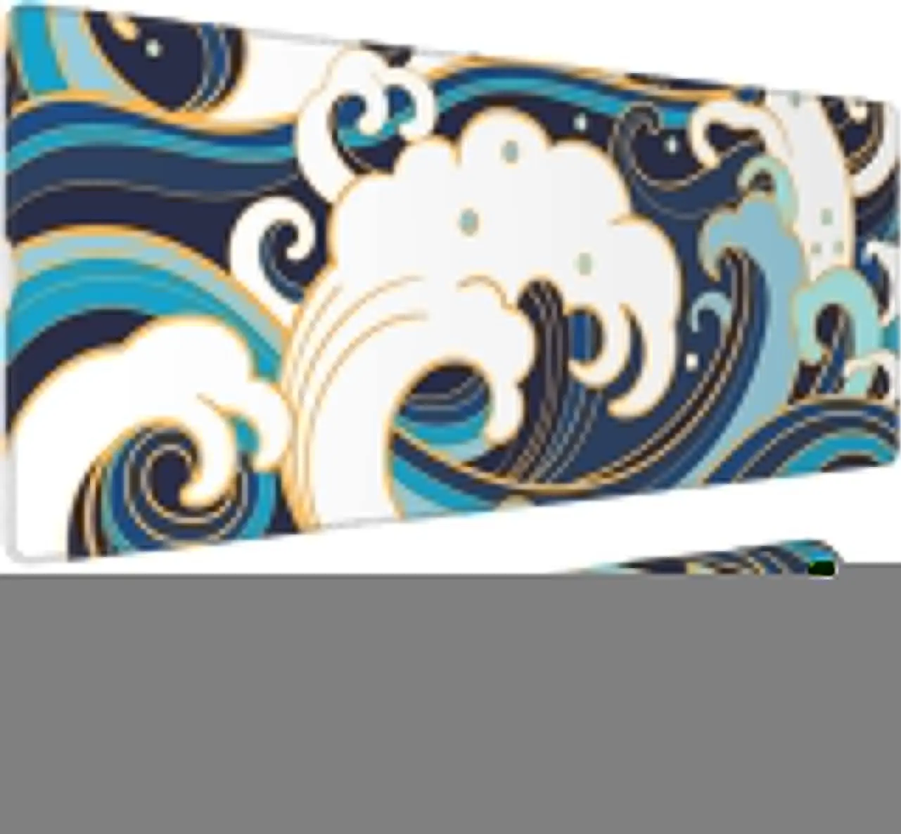 Japanese Blue White Wave Foam Splash Pad Non Slip Rubber Base Mouse Pad Sewn Edge Table Pad Extended Mouse Pad 31.5 X 11.8 Inch
Japanese Blue White Wave Foam Splash Pad Non Slip Rubber Base Mouse Pad Sewn Edge Table Pad Extended Mouse Pad 31.5 X 11.8 Inch