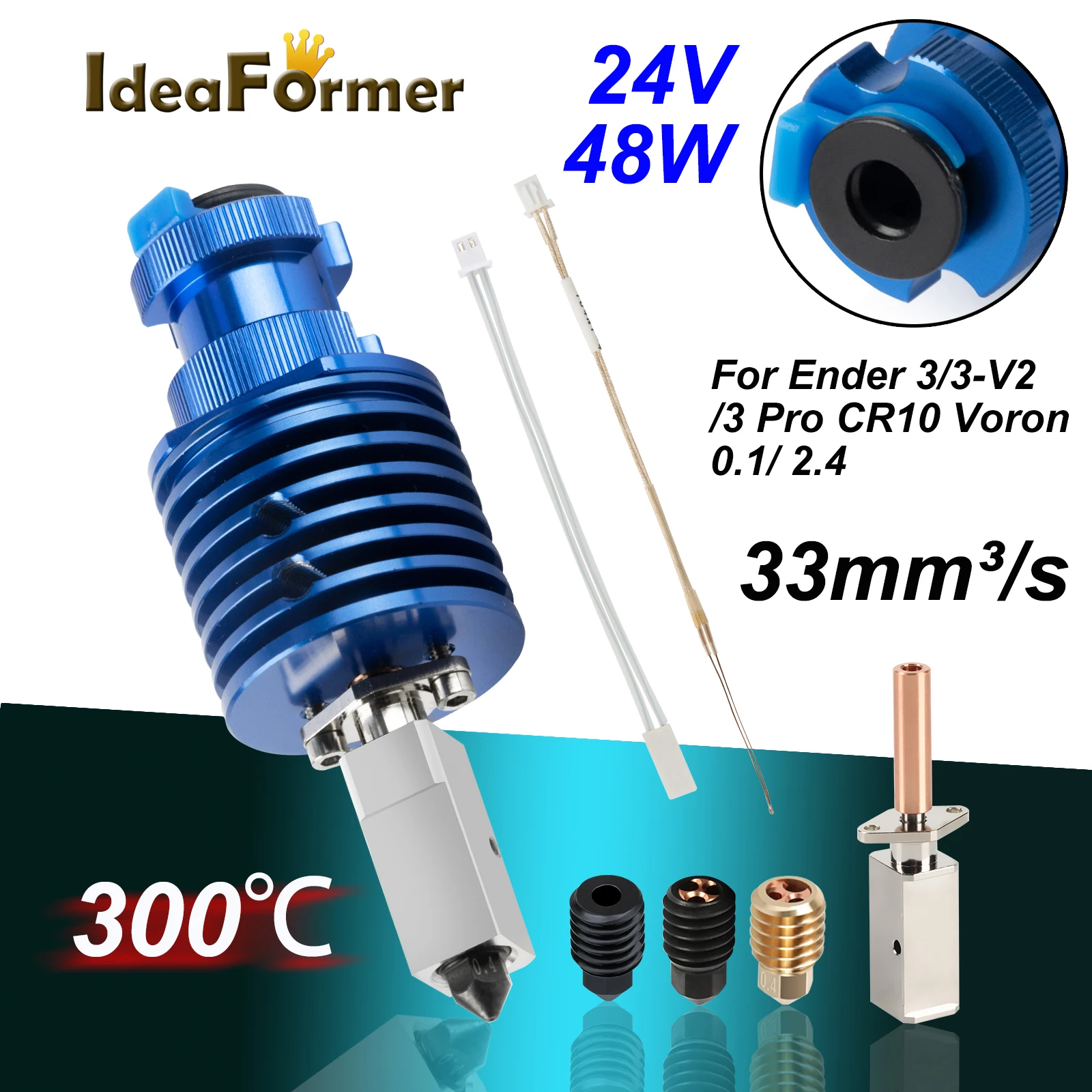 Высокоскоростная Улучшенная печатающая головка V6 Hotend Kit для Ender 3/CR10/VORON 2,4, высококлассный экструдер J-Head для Ender 3 V2 3D быстрой печати
Высокоскоростная Улучшенная печатающая головка V6 Hotend Kit для Ender 3/CR10/VORON 2,4, высококлассный экструдер J-Head для Ender 3 V2 3D быстрой печати