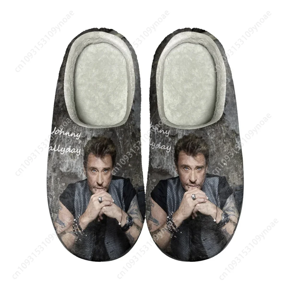 Polyester Cotton Slippers Women Men Home Shoes Simple Non-slip Slides Singer IndoorSinger Johnny Hallyday Footwear Custom Made
Polyester Cotton Slippers Women Men Home Shoes Simple Non-slip Slides Singer IndoorSinger Johnny Hallyday Footwear Custom Made