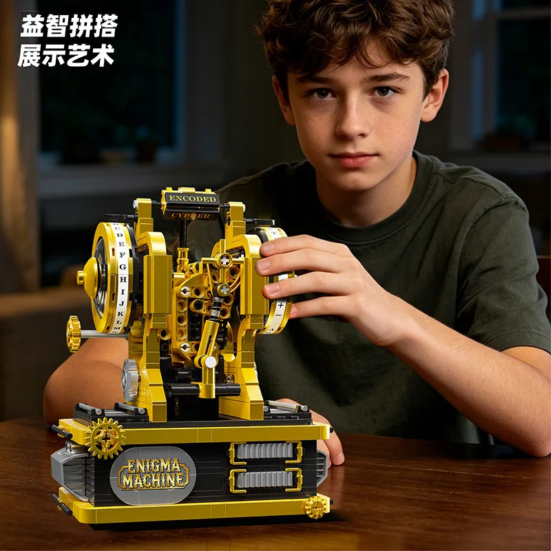 IN STOCK MOC Retro Enigma Cipher Machine Building Blocks Bricks Assembling Model DIY Toys for Children Christmas gift Set
IN STOCK MOC Retro Enigma Cipher Machine Building Blocks Bricks Assembling Model DIY Toys for Children Christmas gift Set
